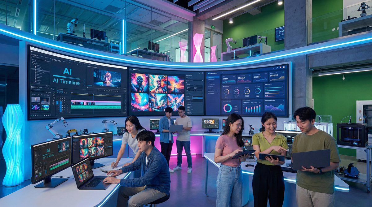 麻豆传媒影视AI传媒创作工具界面